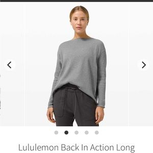 Lululemon Back In Action Waffle Shirt, Sz 6